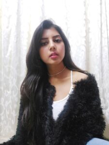Ritu Biswas styling faux fur black jacket in her fashion and lifestyle blog