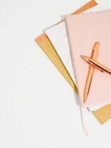 Journal notebook on how to start journaling for beginners in Fashion & Lifestyle Blog of Ritu Biswas