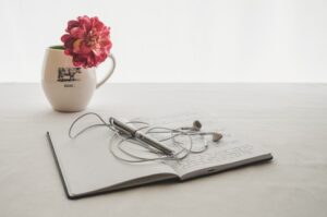 Journal notebook on how to start journaling for beginners in Fashion & Lifestyle Blog of Ritu Biswas