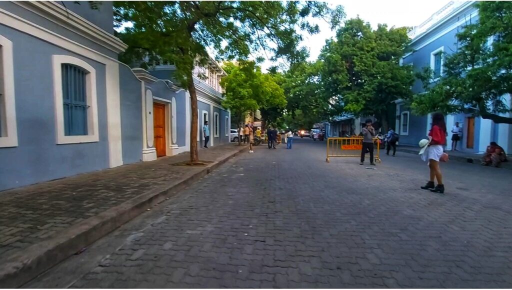 White Town or French Colony in Pondicherry