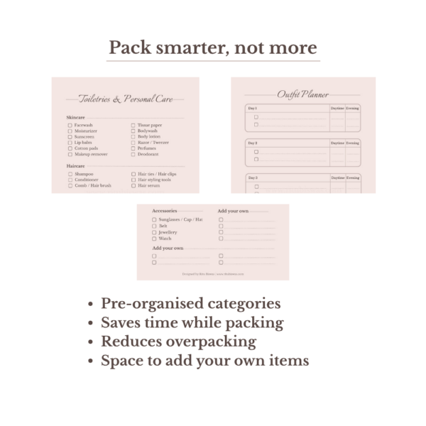 The Effortless Packing Checklist