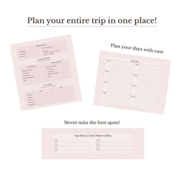 The Effortless Travel Planner