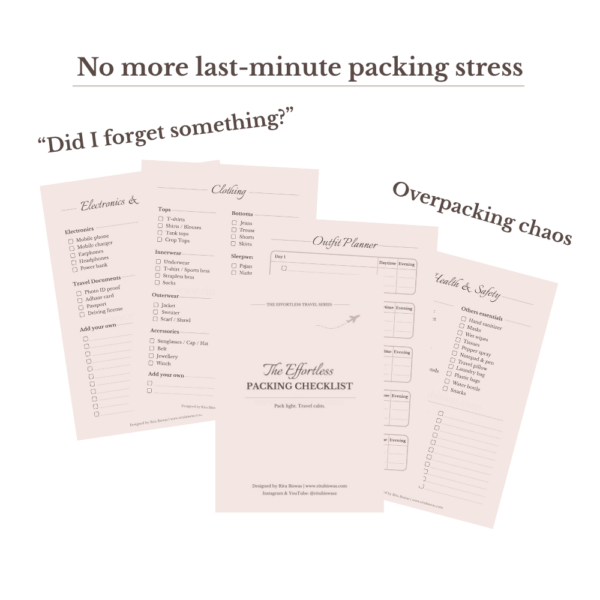 The Effortless Packing Checklist