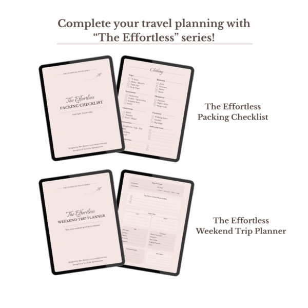 The Effortless Travel Planner